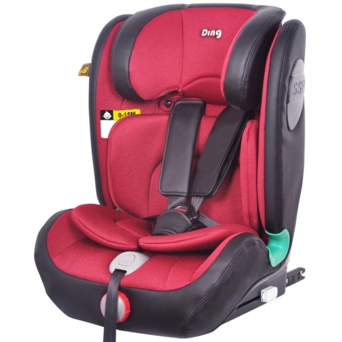 Ding Seggiolino auto York Rosso con Imparare 9-36 kg